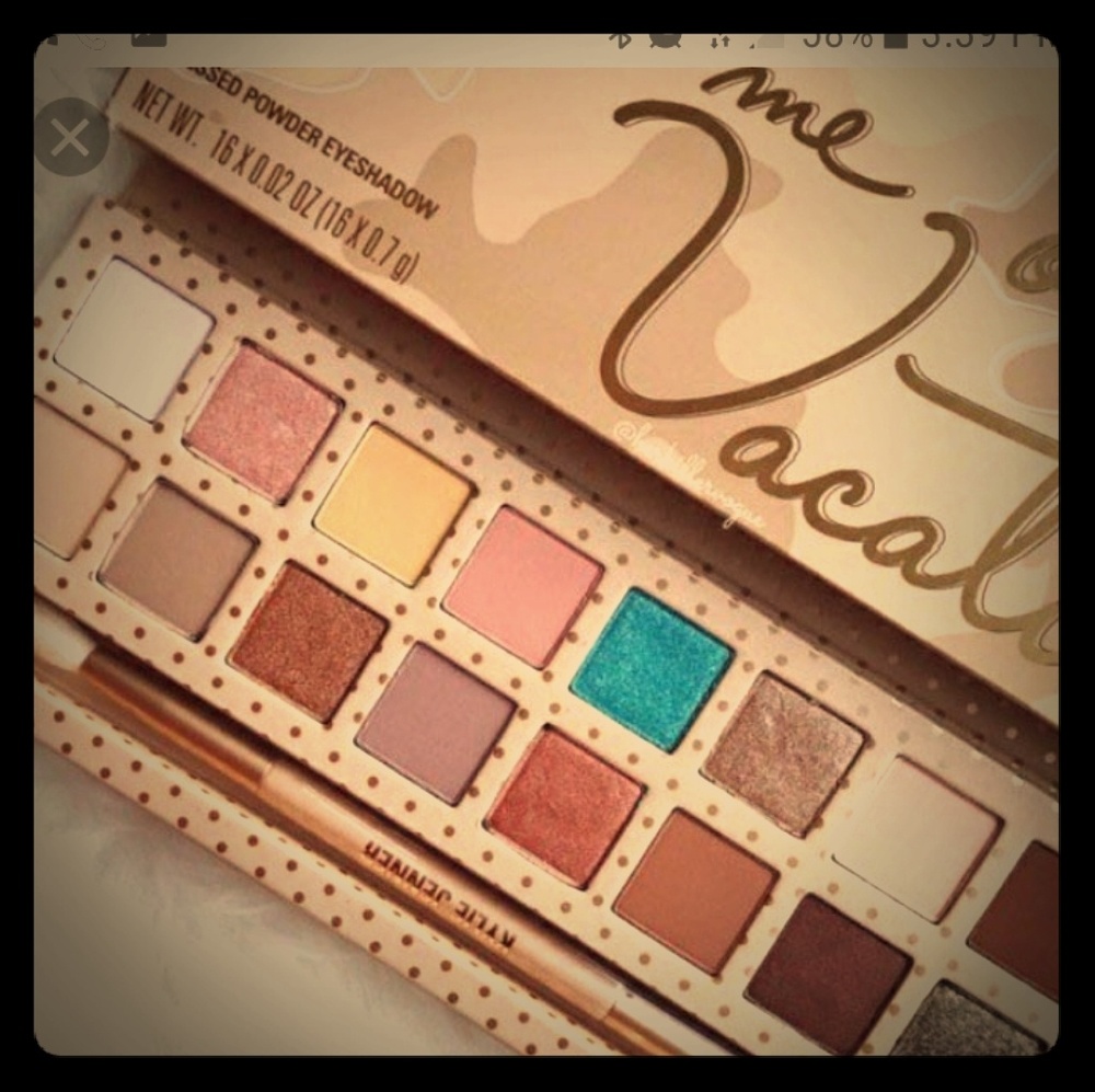 Kylie cosmetics "take me on vacation" palette